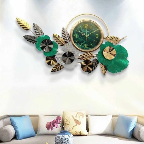Đồng hồ trang trí phòng khách đẹp cho ngôi nhà hiện đại - mã số 18