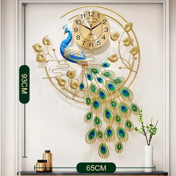 Đồng hồ con công treo tường 6010