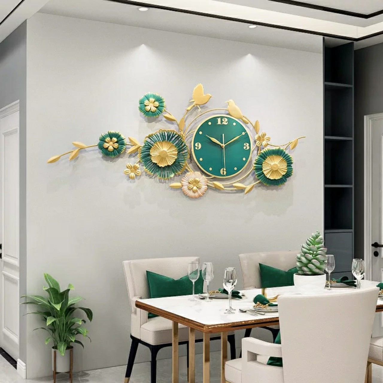 Đồng hồ treo tường nghệ thuật sang trọng 7201 - Ảnh 3