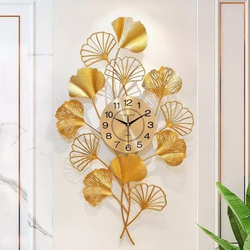Đồng hồ treo tường trang trí hình cây tài lộc 7240